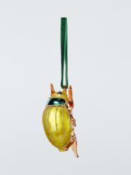 John Lewis The Curator Beetle Bauble, Green - thumbnail 2