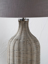 Pacific Anika Woven Rattan Table Lamp - thumbnail 3