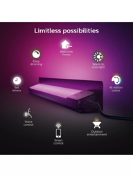 Philips Hue White and Colour Ambiance Amarant Linear LED Smart Outdoor Light - thumbnail 4