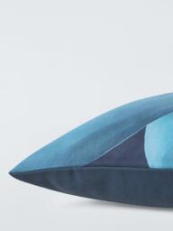 John Lewis Brushstroke Indoor/Outdoor Cushion, Navy - thumbnail 4