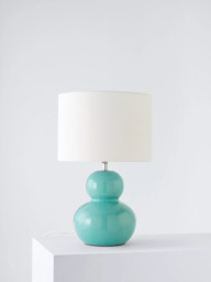 John Lewis + Matthew Williamson Curved Ceramic Lamp Base, H31cm - thumbnail 3