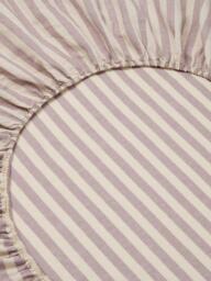 Piglet in Bed Pembroke Stripe Linen Blend Fitted Sheet - thumbnail 2