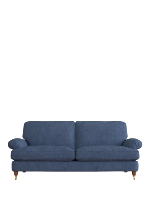 Laura Ashley Beaumaris Large 3 Seater Sofa, Teak Leg