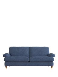 Laura Ashley Beaumaris Large 3 Seater Sofa, Teak Leg