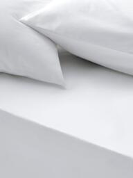 John Lewis Egyptian Cotton Sateen 1000 Thread Count Deep Fitted Sheet, White