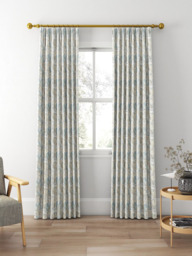 Clarke & Clarke Acanthus Made to Measure Curtains or Roman Blind, Slate/Dove - thumbnail 3