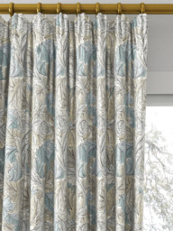 Clarke & Clarke Acanthus Made to Measure Curtains or Roman Blind, Slate/Dove - thumbnail 2