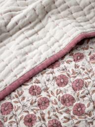 John Lewis Leafield Quilt, Pink Clay - thumbnail 2