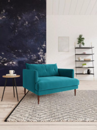Swoon Kalmar Loveseat, Dark Leg - thumbnail 3