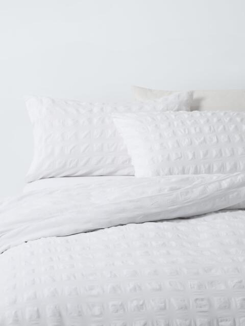 John Lewis Chunky Seersucker Duvet Cover Set - image 1