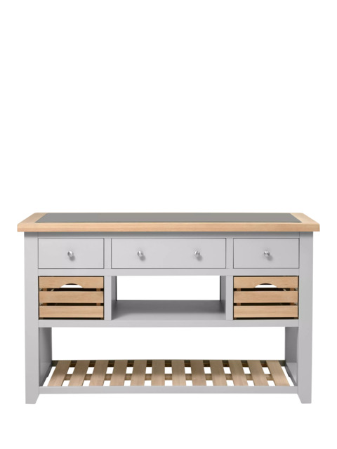 Cotswold Company Chester Kitchen Island, Dove Grey