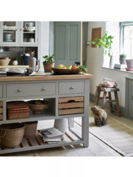 Cotswold Company Chester Kitchen Island, Dove Grey - thumbnail 2