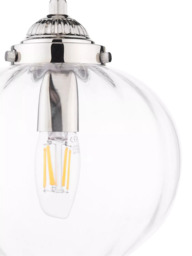 Laura Ashley Whitham Pendant Ceiling Light, Polished Nickel - thumbnail 5