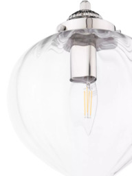 Laura Ashley Whitham Pendant Ceiling Light, Polished Nickel - thumbnail 6