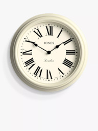 Jones Clocks Venetian Roman Numeral Analogue Wall Clock, 30.5cm - thumbnail 1