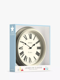 Jones Clocks Venetian Roman Numeral Analogue Wall Clock, 30.5cm - thumbnail 5