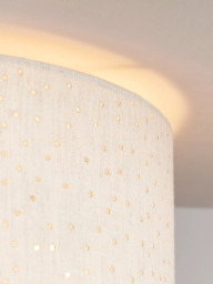 John Lewis Alice Semi Flush Ceiling Light, Natural - thumbnail 5