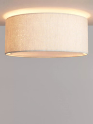 John Lewis Alice Semi Flush Ceiling Light, Natural - thumbnail 1