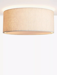 John Lewis Alice Semi Flush Ceiling Light, Natural - thumbnail 4