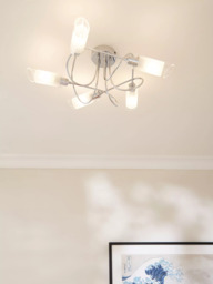 John Lewis Limbo Semi Flush 5 Arm Ceiling Light - thumbnail 2