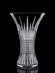 Waterford Crystal Lismore Diamond Cut Glass Vase, H30cm, Clear - thumbnail 3