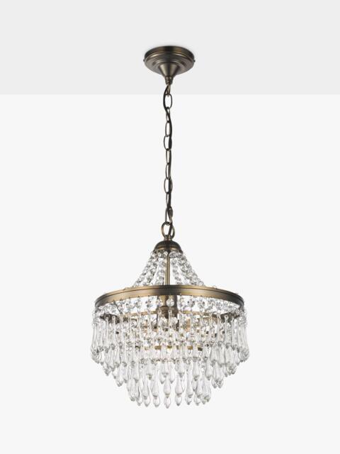 John Lewis La Scala Compact Chandelier Ceiling Light, Satin Bronze - image 1