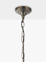 John Lewis La Scala Compact Chandelier Ceiling Light, Satin Bronze - thumbnail 6