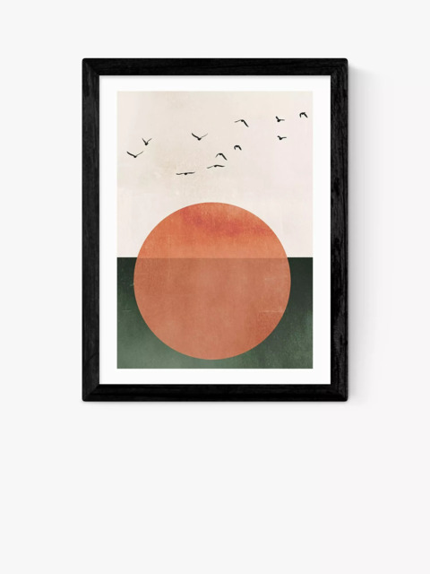 EAST END PRINTS Kubistika 'Rising' Framed Print - image 1