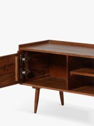 Swoon Southwark Acacia Wood Media Unit, Dark Brown - thumbnail 5