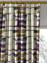 Harlequin Momentum 4 Made to Measure Curtains or Roman Blind, Old Navy/Aqua/Lime - thumbnail 2
