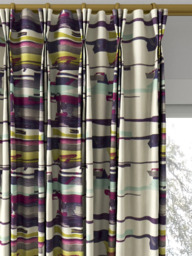 Harlequin Momentum 4 Made to Measure Curtains or Roman Blind, Old Navy/Aqua/Lime - thumbnail 6
