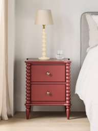 John Lewis Bobbin 2 Drawer Bedside Table - thumbnail 2