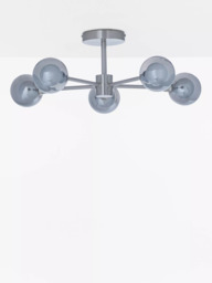 John Lewis Huxley 5 Arm Semi Flush Ceiling Light - thumbnail 3