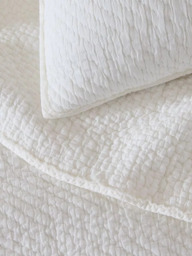 west elm Reflections Cotton Matelasse Standard Pillowcase - thumbnail 2