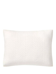 west elm Reflections Cotton Matelasse Standard Pillowcase
