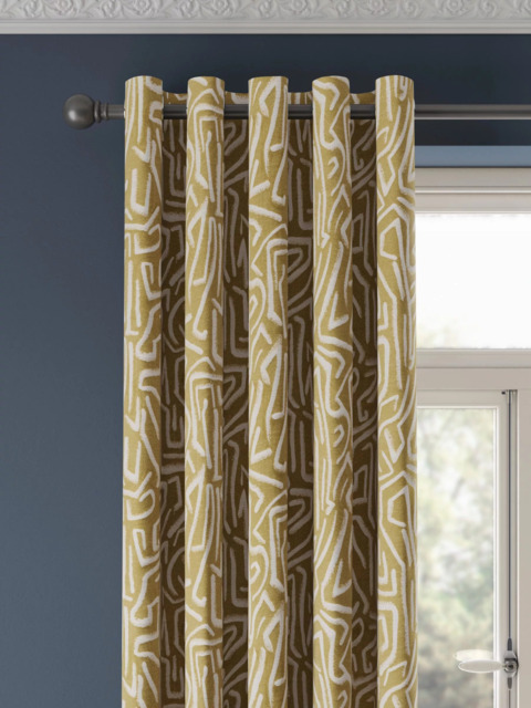 Harlequin Melodic Pair Lined Eyelet Curtains - image 1