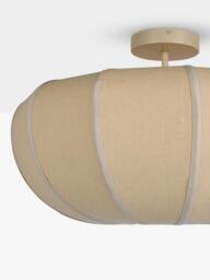 John Lewis Pumpkin Uplighter Semi Flush Ceiling Light, Oatmeal - thumbnail 4