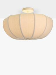 John Lewis Pumpkin Uplighter Semi Flush Ceiling Light, Oatmeal - thumbnail 1