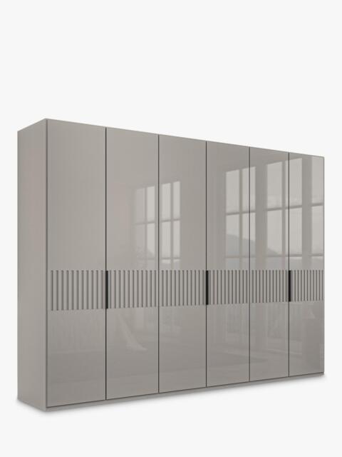John Lewis Newlyn 3m Hinged Wardrobe with 6 Glass Doors - image 1