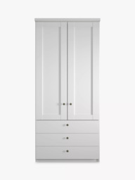 John Lewis Marlow 100cm Hinged Wardrobe with 3 Drawers - thumbnail 2