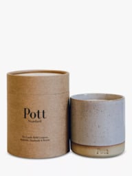 Pott Candles Heather Stoneware Tonka Scented Candle, 290g - thumbnail 2