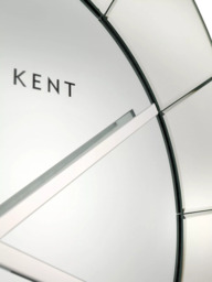 Thomas Kent Hamilton Mirrored Wall Clock, Silver Mirror - thumbnail 4