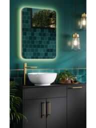 HiB Echo Curve 50 Bathroom Mirror - thumbnail 1