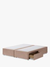 Hypnos Pocket Sprung Upholstered 2 Drawer Divan Base, Super King Size - thumbnail 2