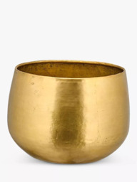 Nkuku Atsu Brass Planter - thumbnail 2