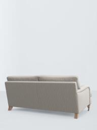 John Lewis Otley Large 3 Seater Sofa, Light Leg, Ticking Stripe Green Version 2 - thumbnail 4