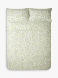 Jasper Conran London 200 Thread Count Mini Leaf Duvet Cover Set - thumbnail 3