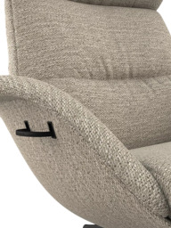 Flexlux More Relax Recliner Chair and Footstool, Black Leg - thumbnail 5