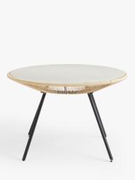 John Lewis Salsa 4-Seater Round Garden Dining Table & Chairs Set, Green - thumbnail 6