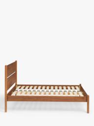 John Lewis Scandi Wood Bed Frame, Double, Walnut - thumbnail 2